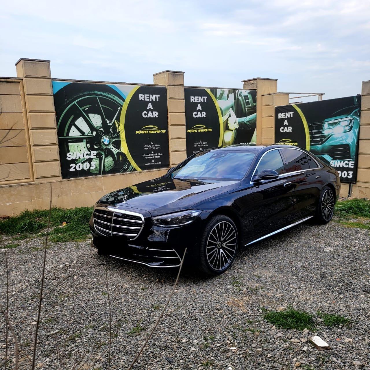 машина в аренду Баку Mercedes S Class 2022 