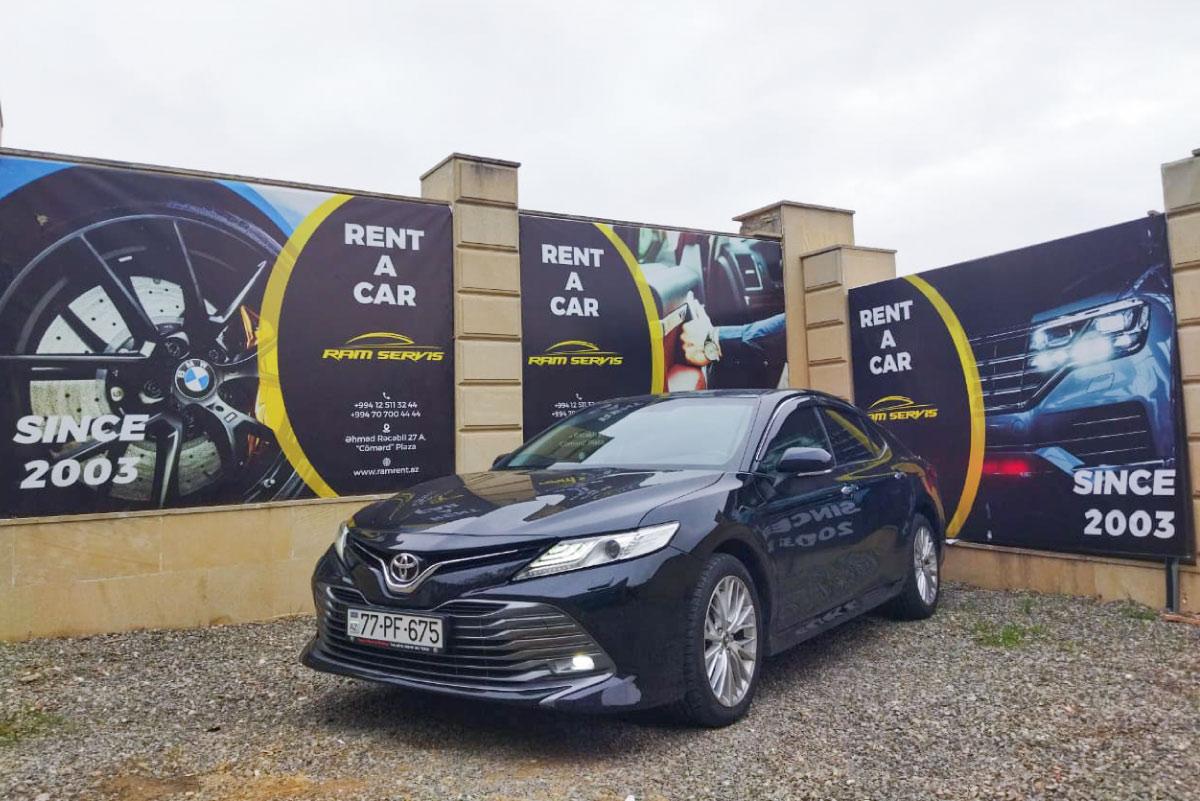 rent Toyota Camry 2019 in Baku 